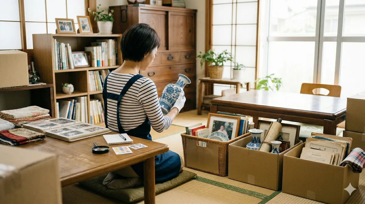 生前整理を少しずつ進める住まいの室内イメージ