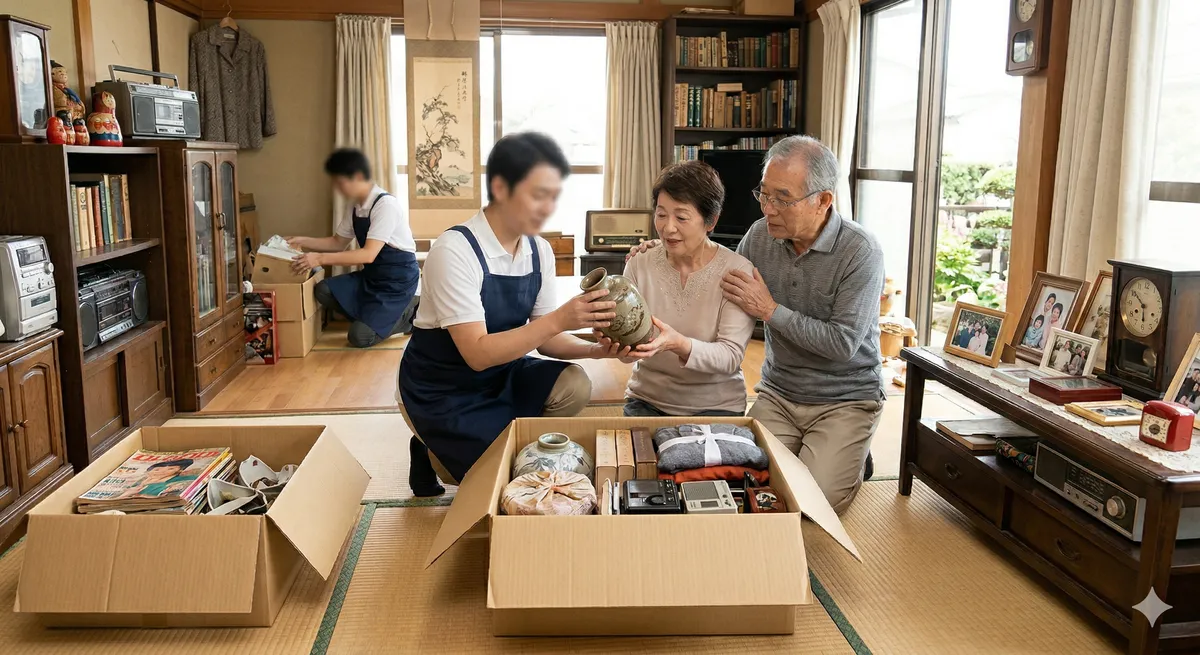 片付け現場の様子
